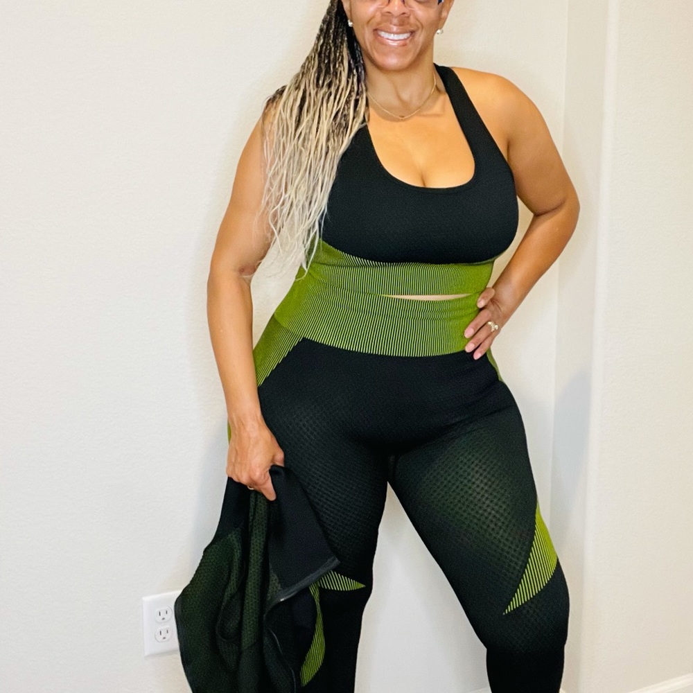 Saucy n Sassy Legging/ Exercise 3pc. set